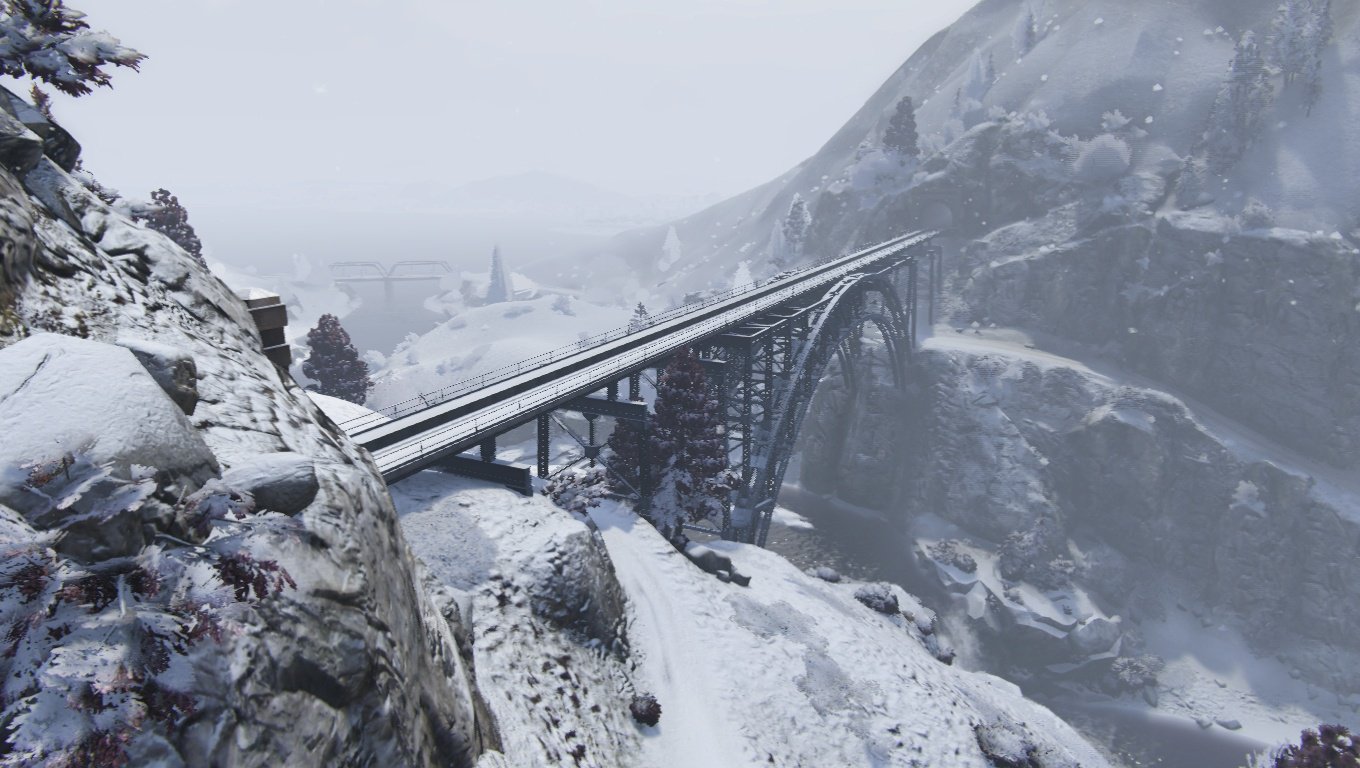 Single Player Snow (Mod Neige GTA 5)